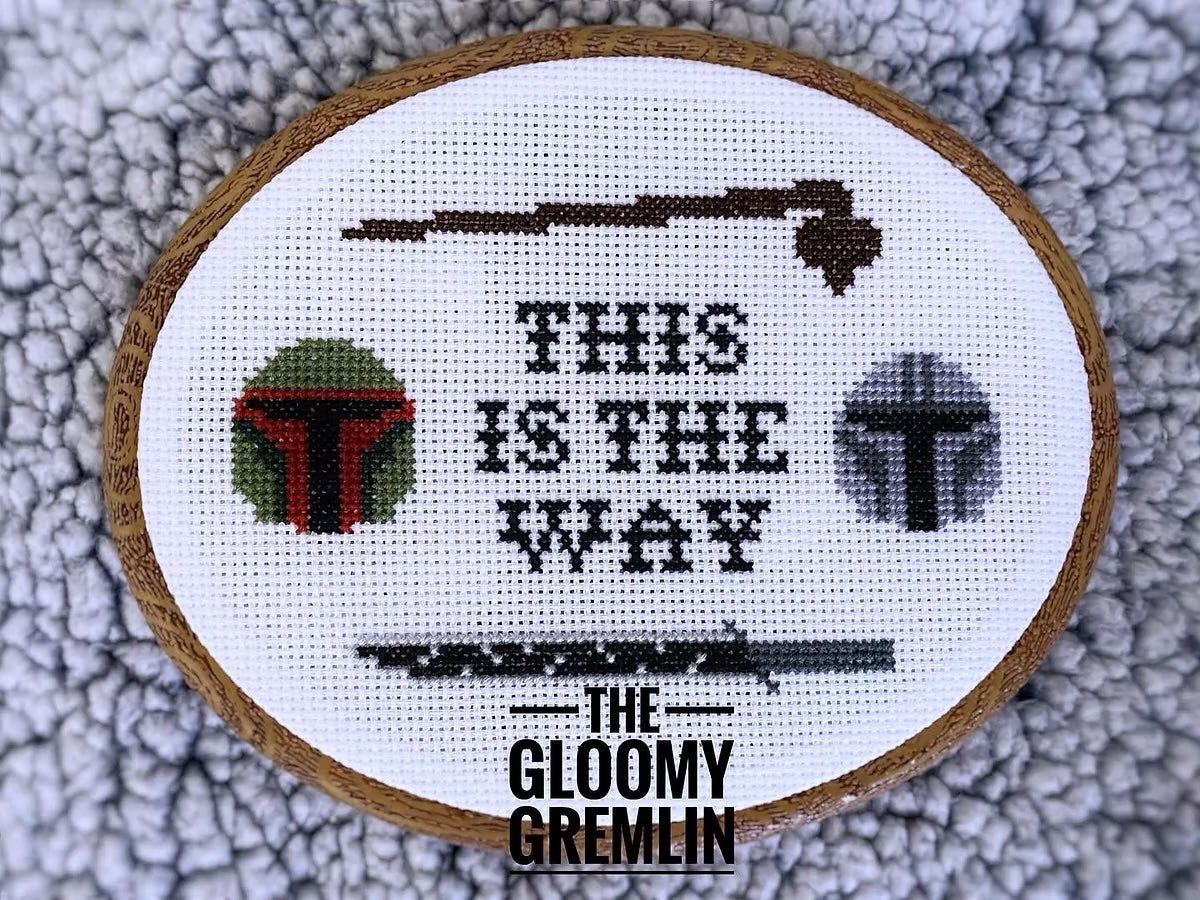 This Is The Way - Free Cross Stitch Pattern