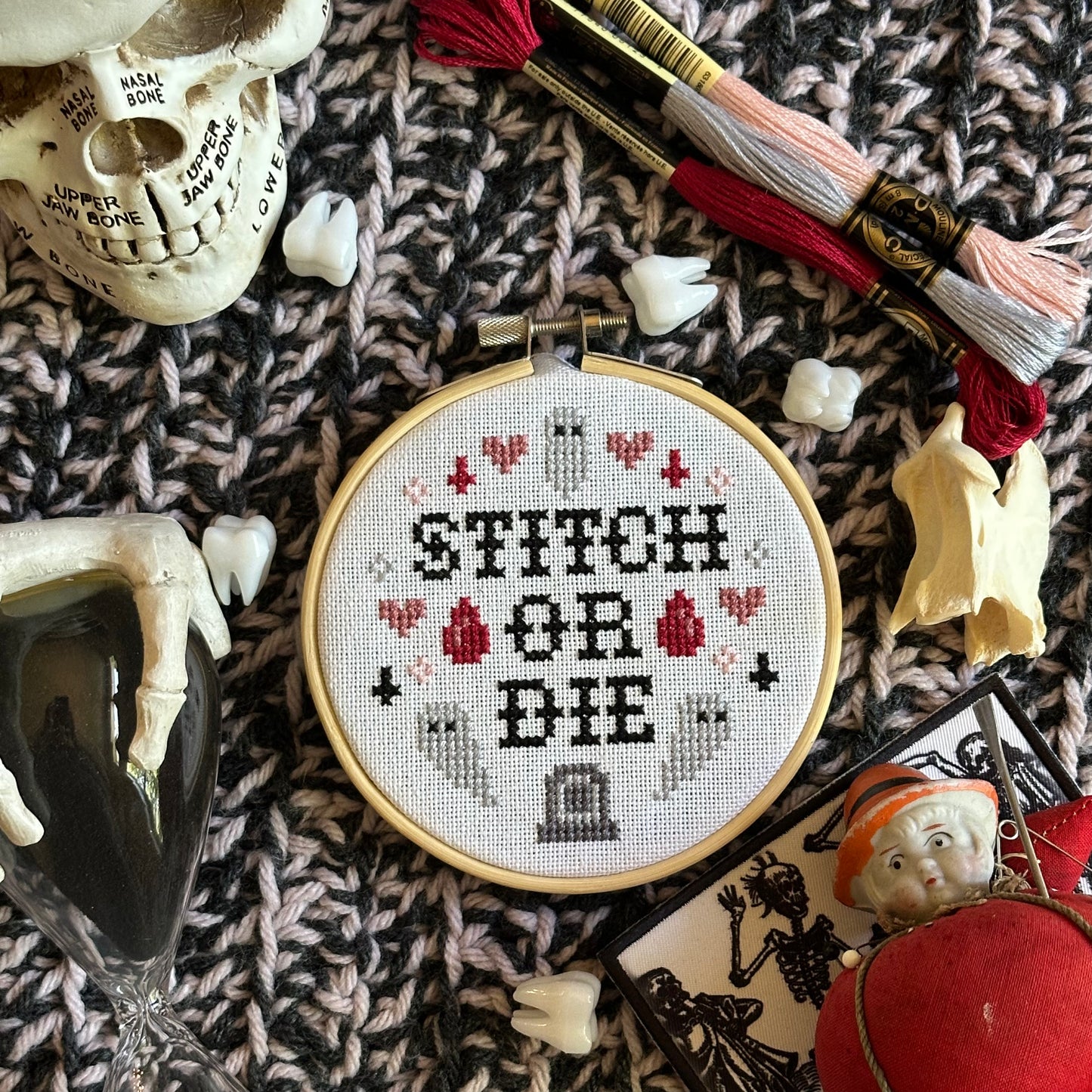 Stitch or Die - Cross Stitch Kit