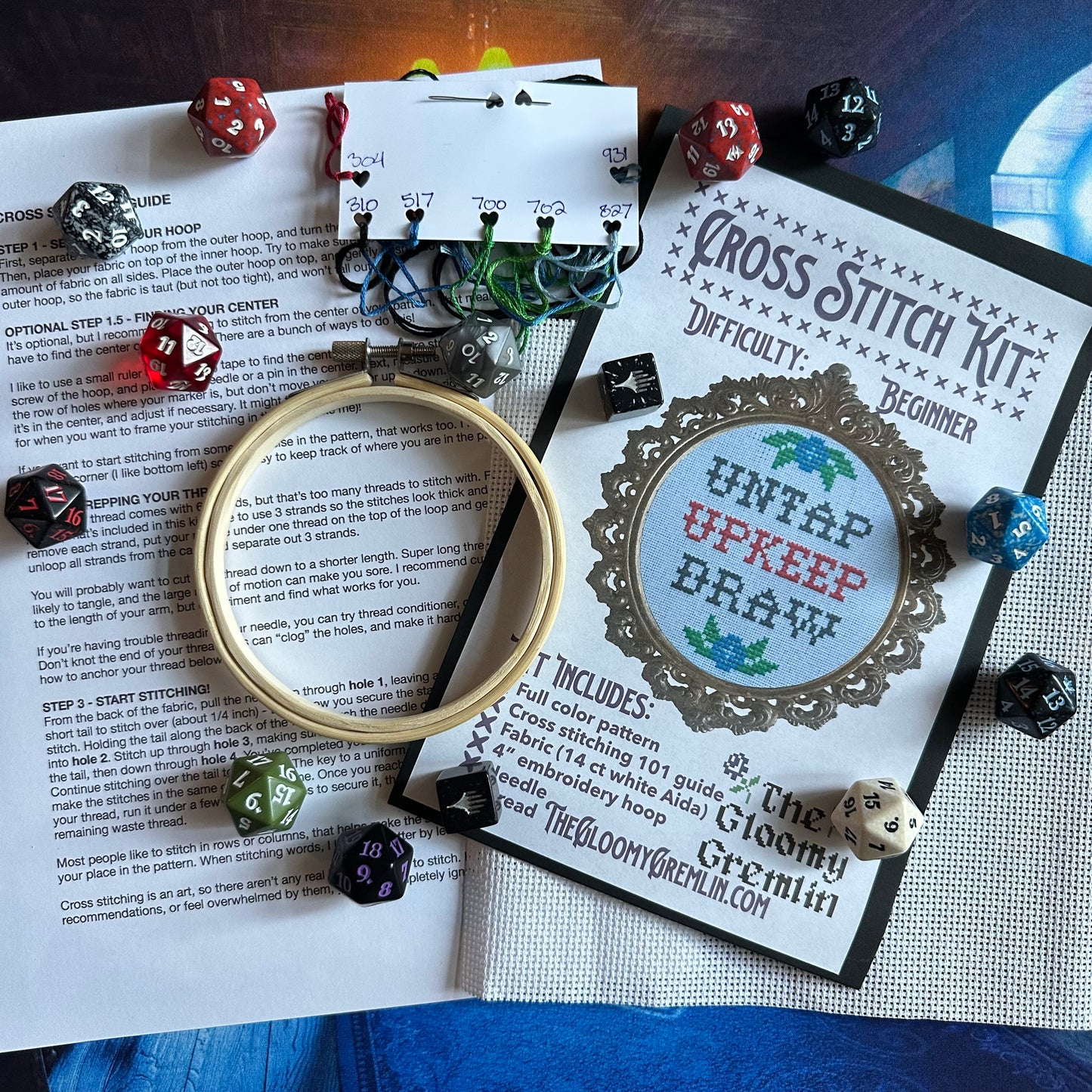 Untap Upkeep Draw - Cross Stitch Kit