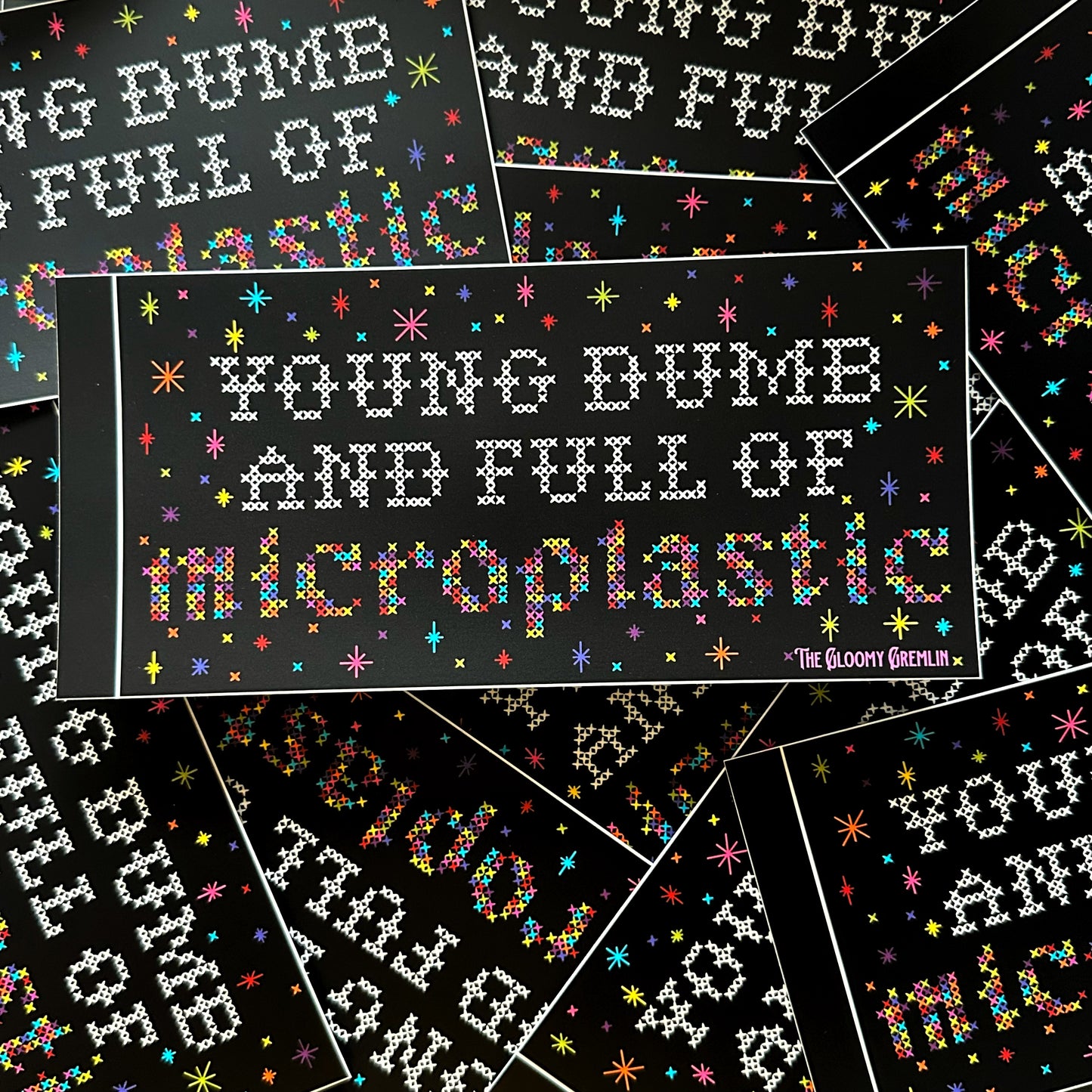 Microplastics - Bumper Sticker