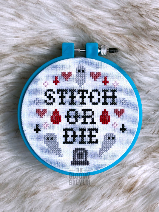 Stitch or Die - Cross Stitch Pattern