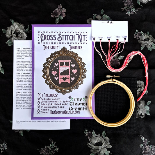 Pink Guillotine - Cross Stitch Kit