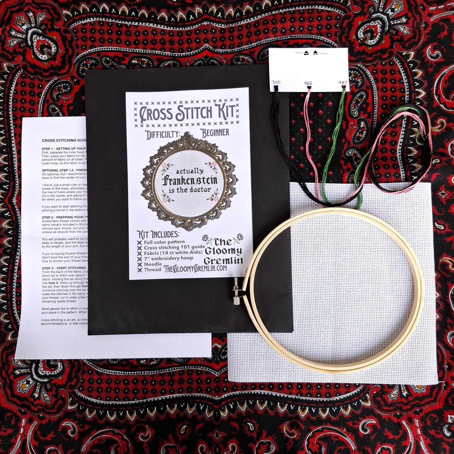 Frankenstein is the Doctor - Cross Stitch Kit