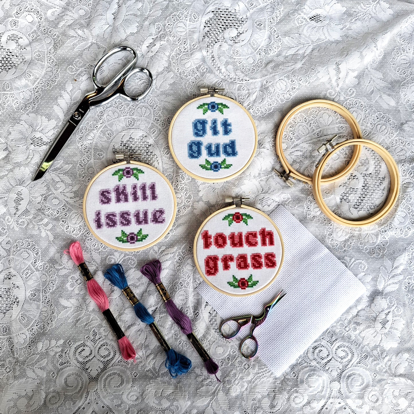 Git Gud - Cross Stitch Kit