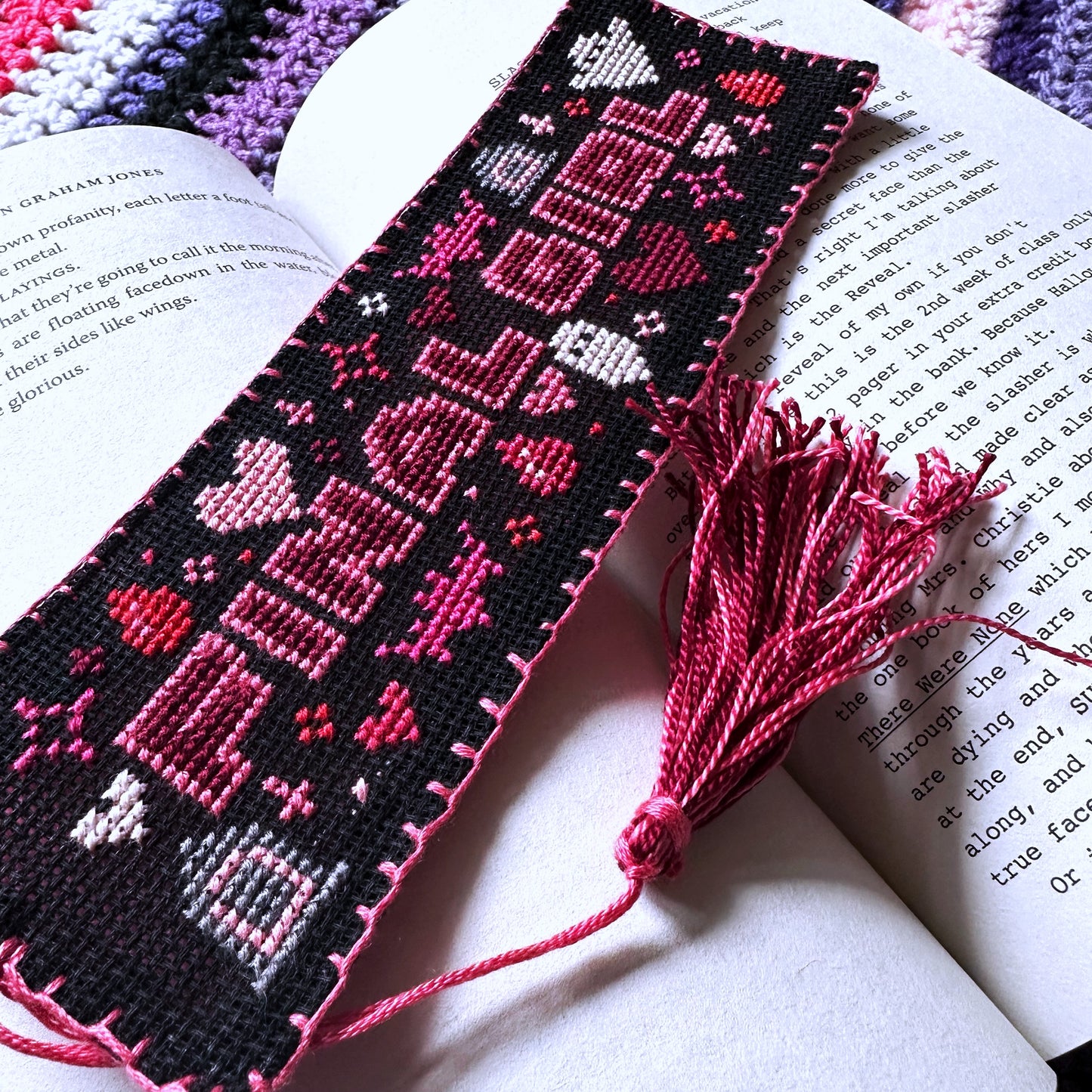Final Girl Bookmark - Cross Stitch Pattern