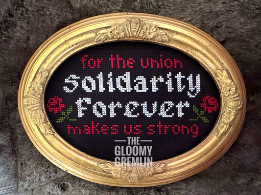 Solidarity Forever - Cross Stitch Pattern