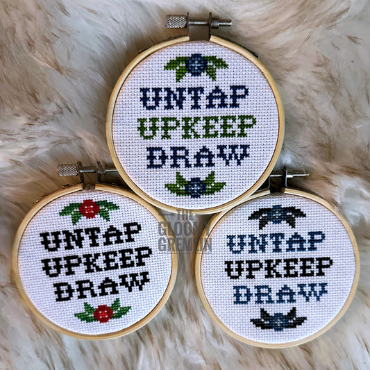 Untap Upkeep Draw - Cross Stitch Pattern