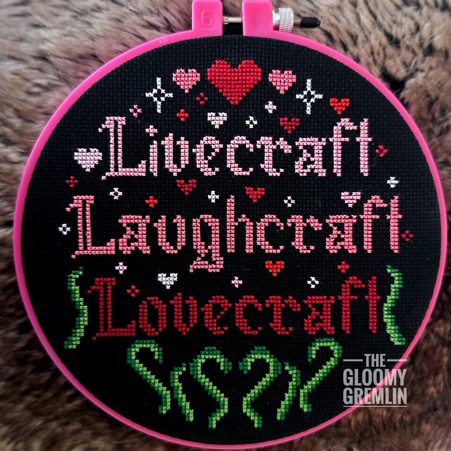 Live, Laugh, Lovecraft - Cross Stitch Pattern