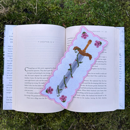 Heartsworn Bookmark - Cross Stitch Pattern