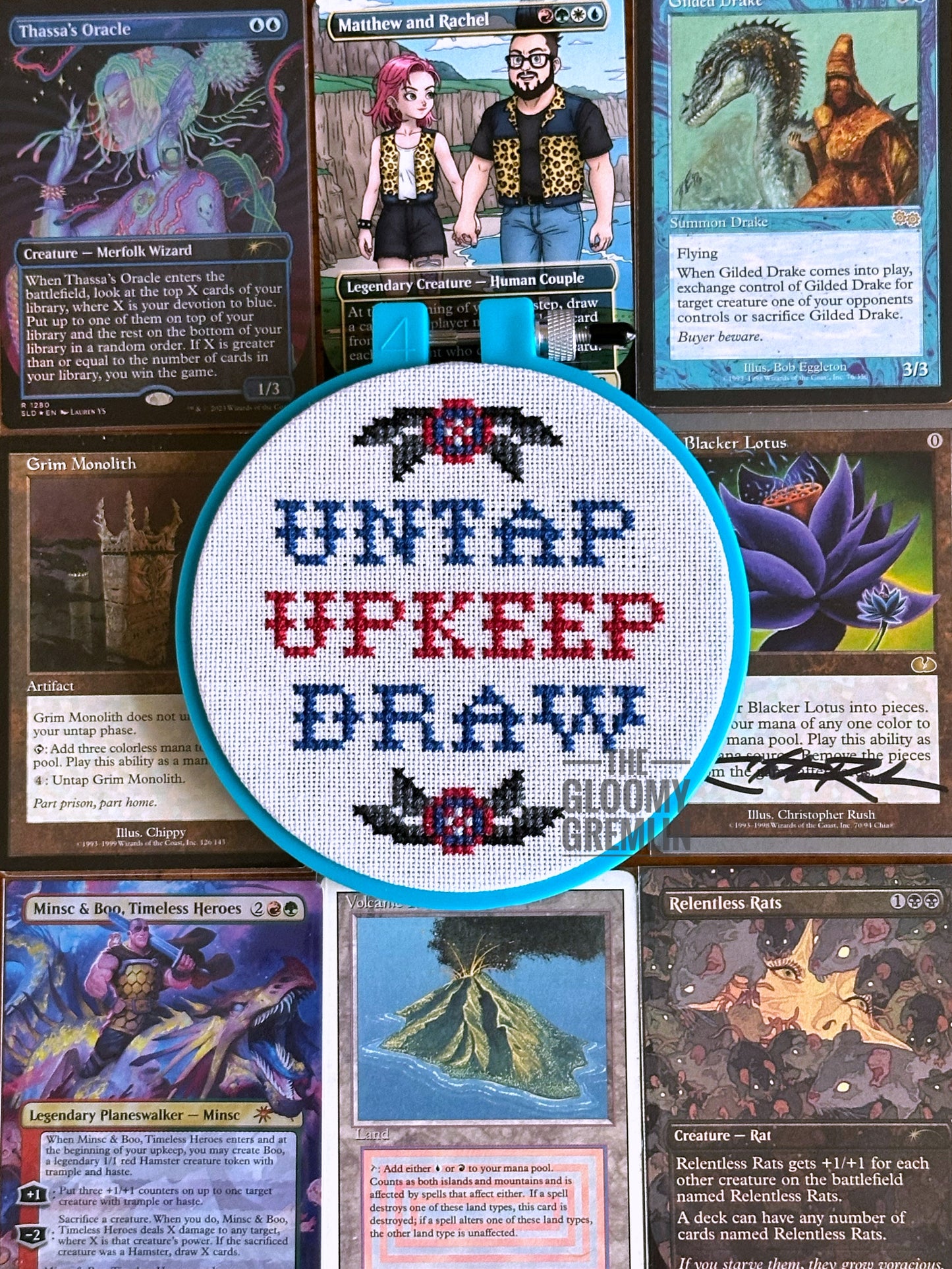 Untap Upkeep Draw - Cross Stitch Pattern