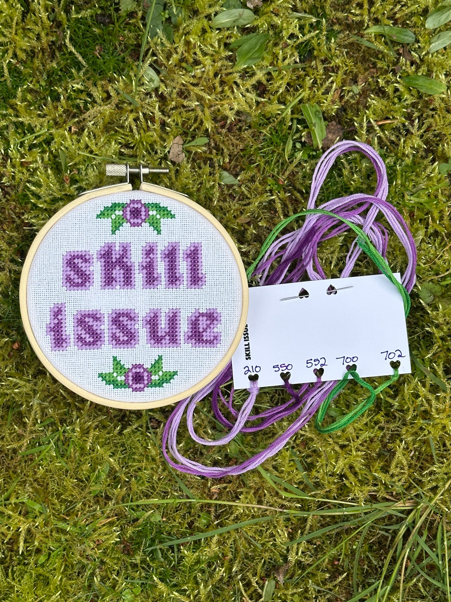 Skill Issue - Cross Stitch Kit