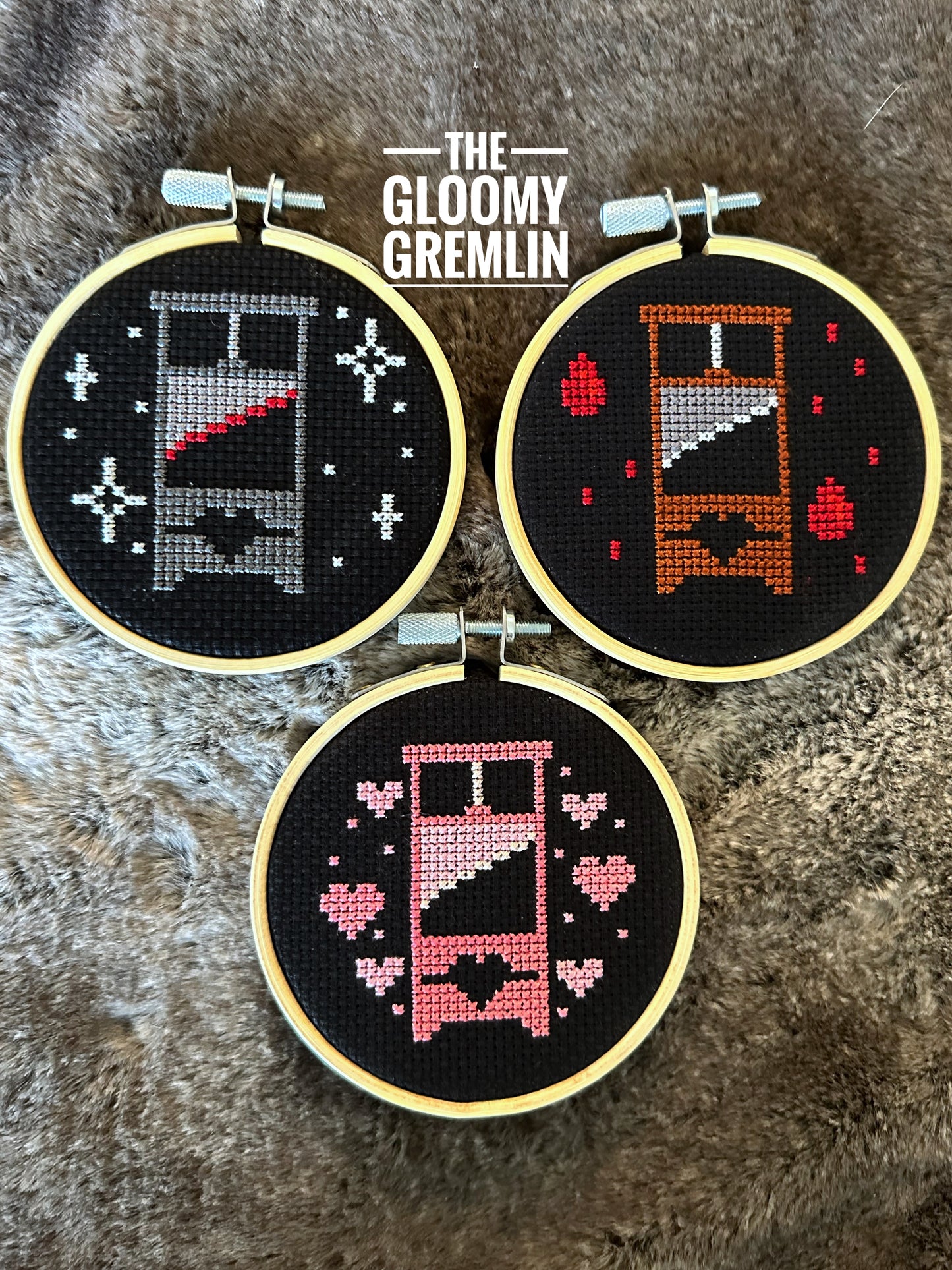 Guillotine Trio - Cross Stitch Pattern