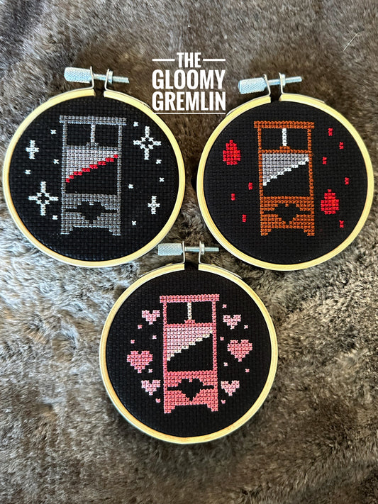 Guillotine Trio - Cross Stitch Pattern
