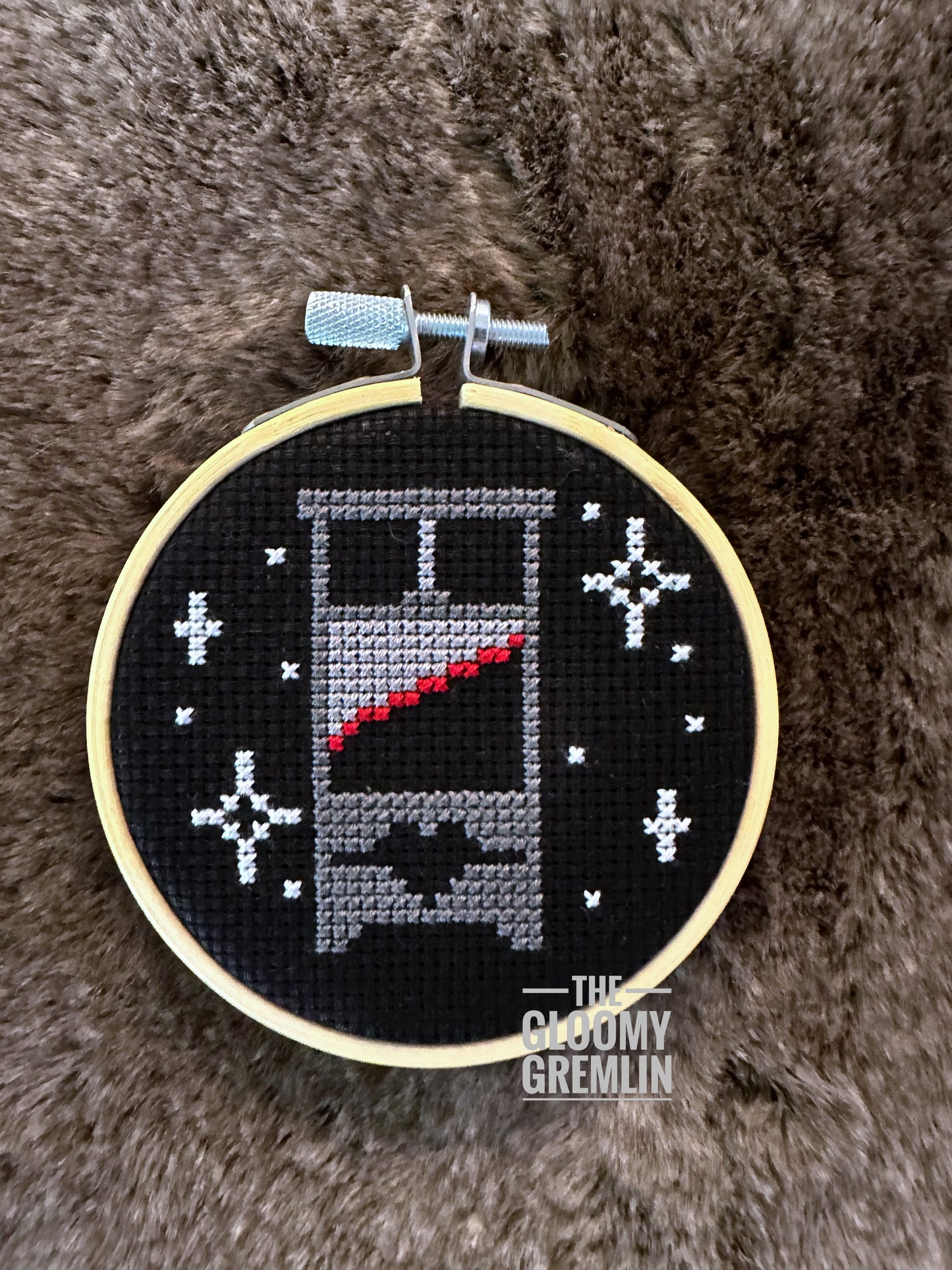 Monochrome Guillotine - Cross Stitch Kit