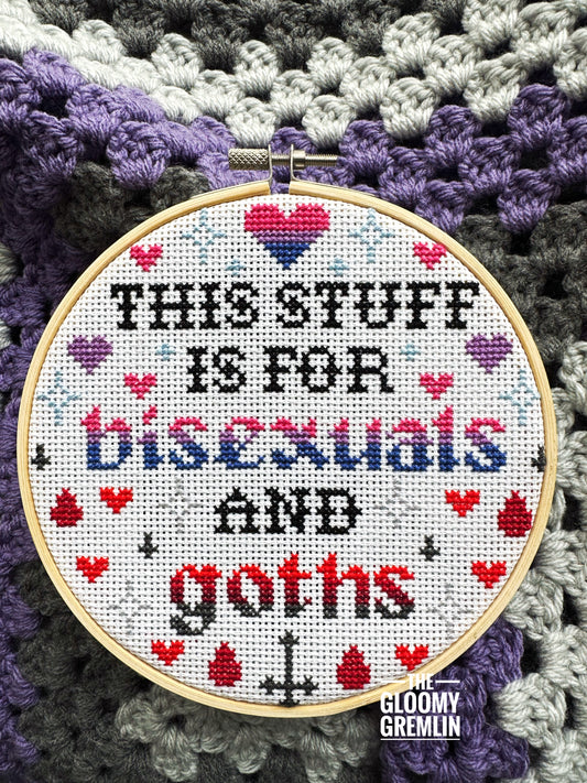 Bisexuals & Goths - Cross Stitch Pattern