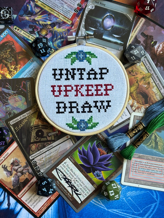 Untap Upkeep Draw - Cross Stitch Kit