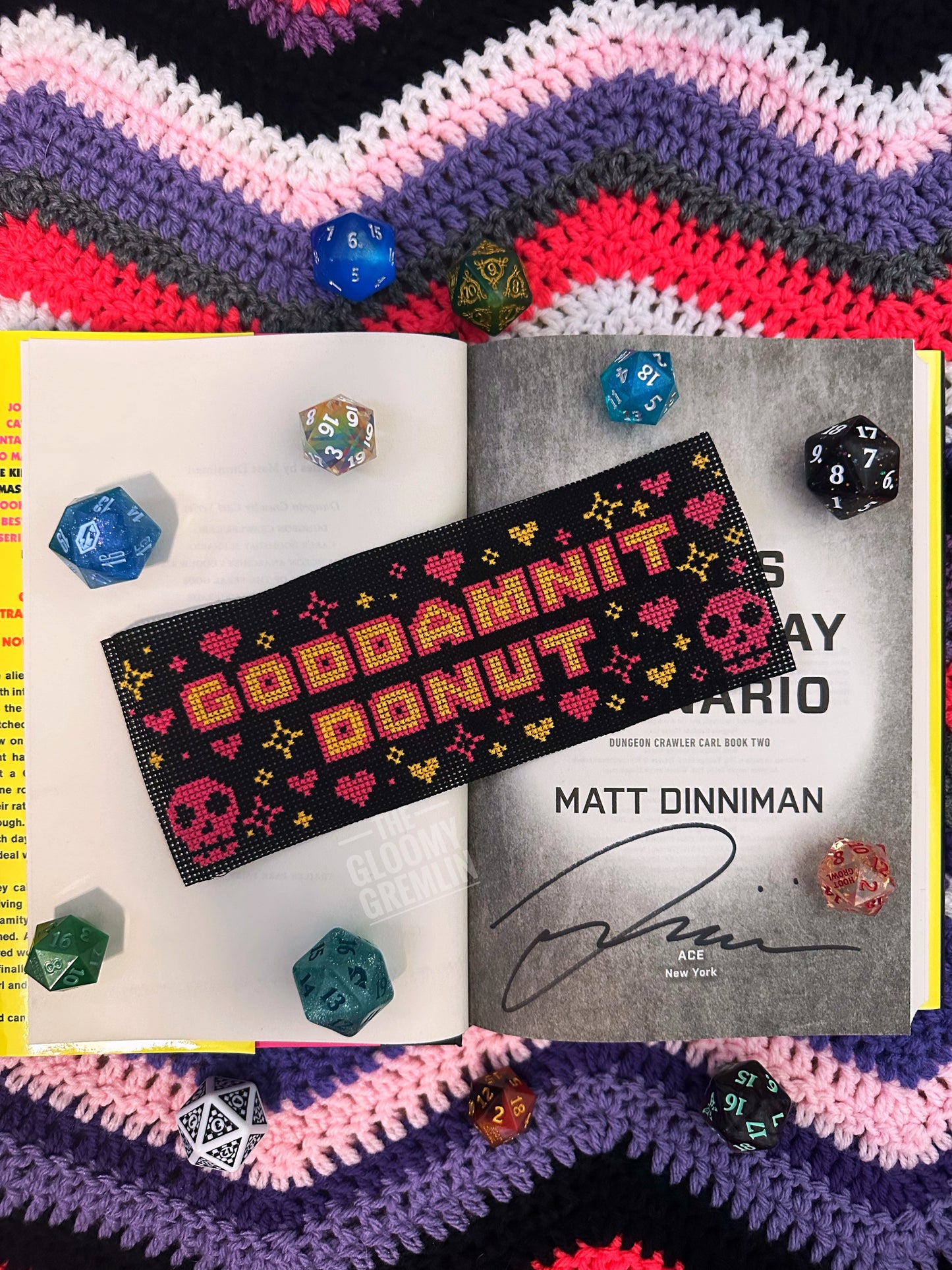 Donut Bookmark - Cross Stitch Pattern