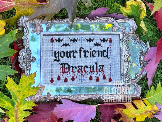 Your Friend, Dracula - Cross Stitch Pattern