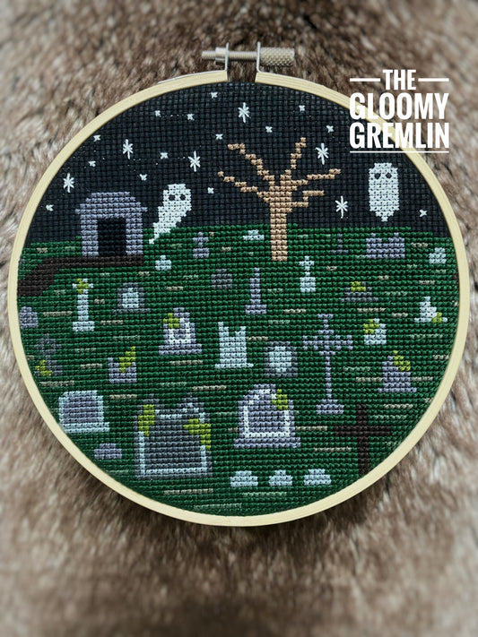 Graveyard - Cross Stitch Pattern