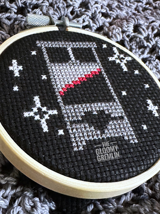 Monochrome Guillotine - Cross Stitch Kit