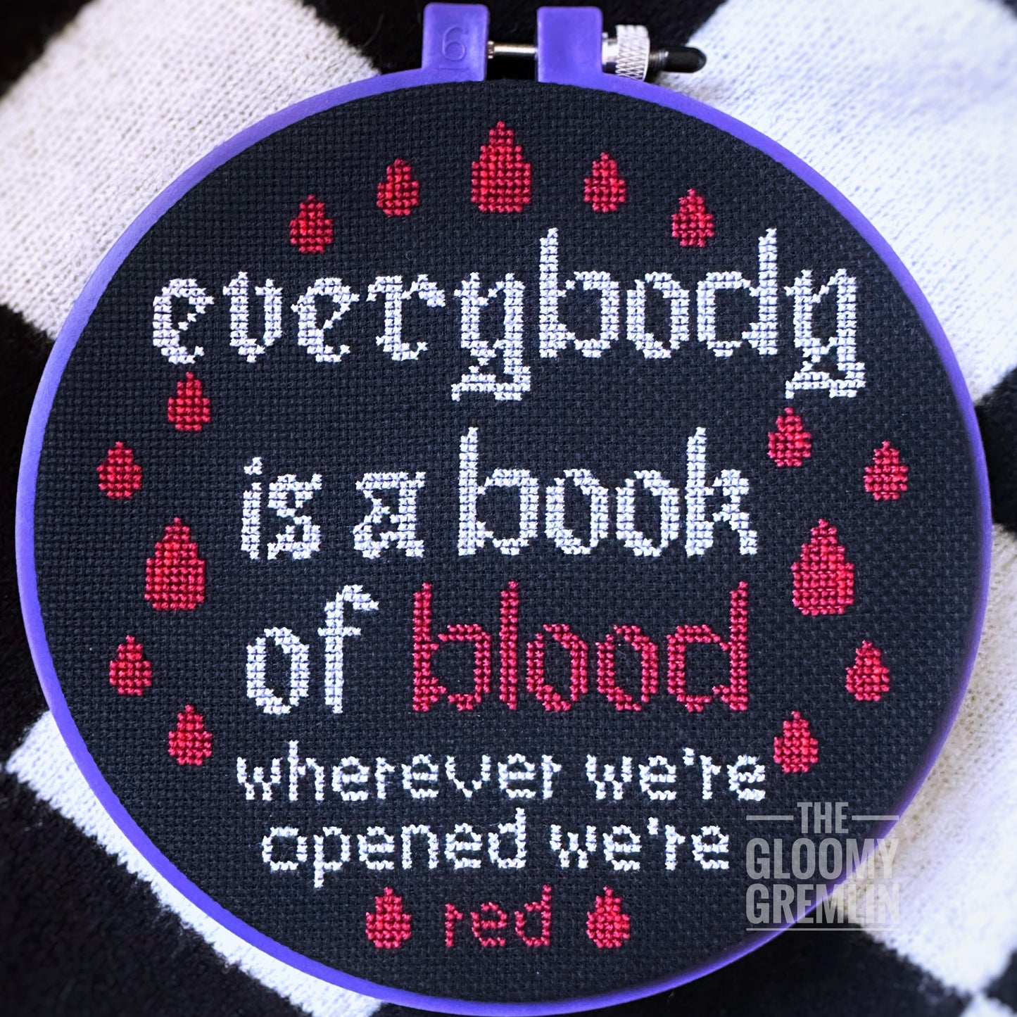 Books of Blood - Cross Stitch Pattern
