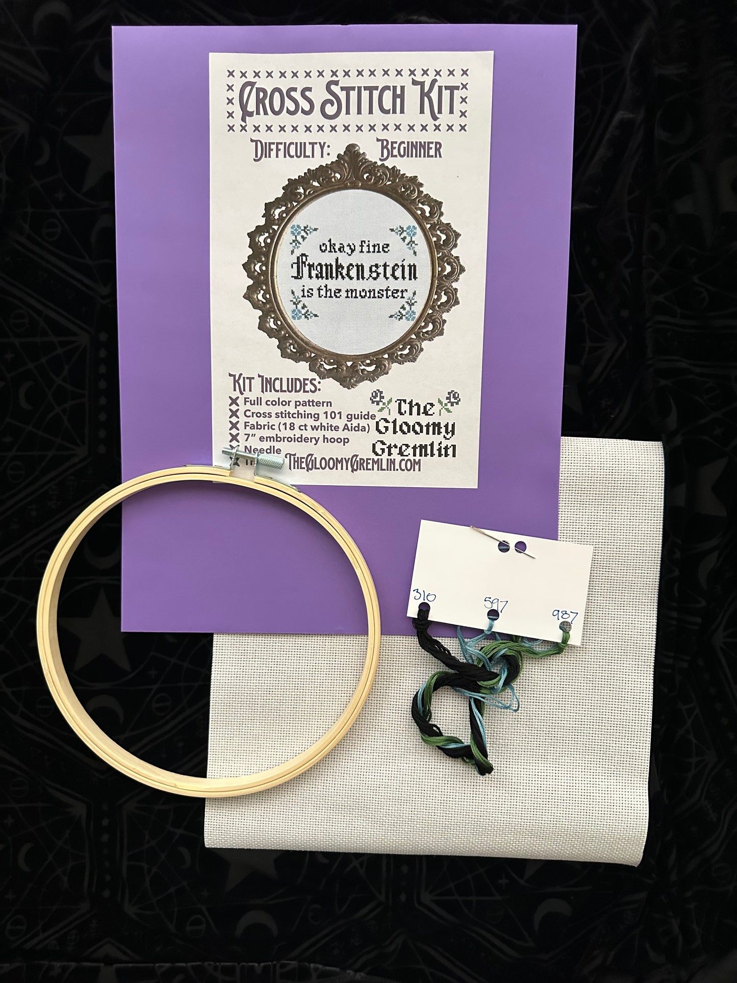 Frankenstein is the Monster - Cross Stitch Kit