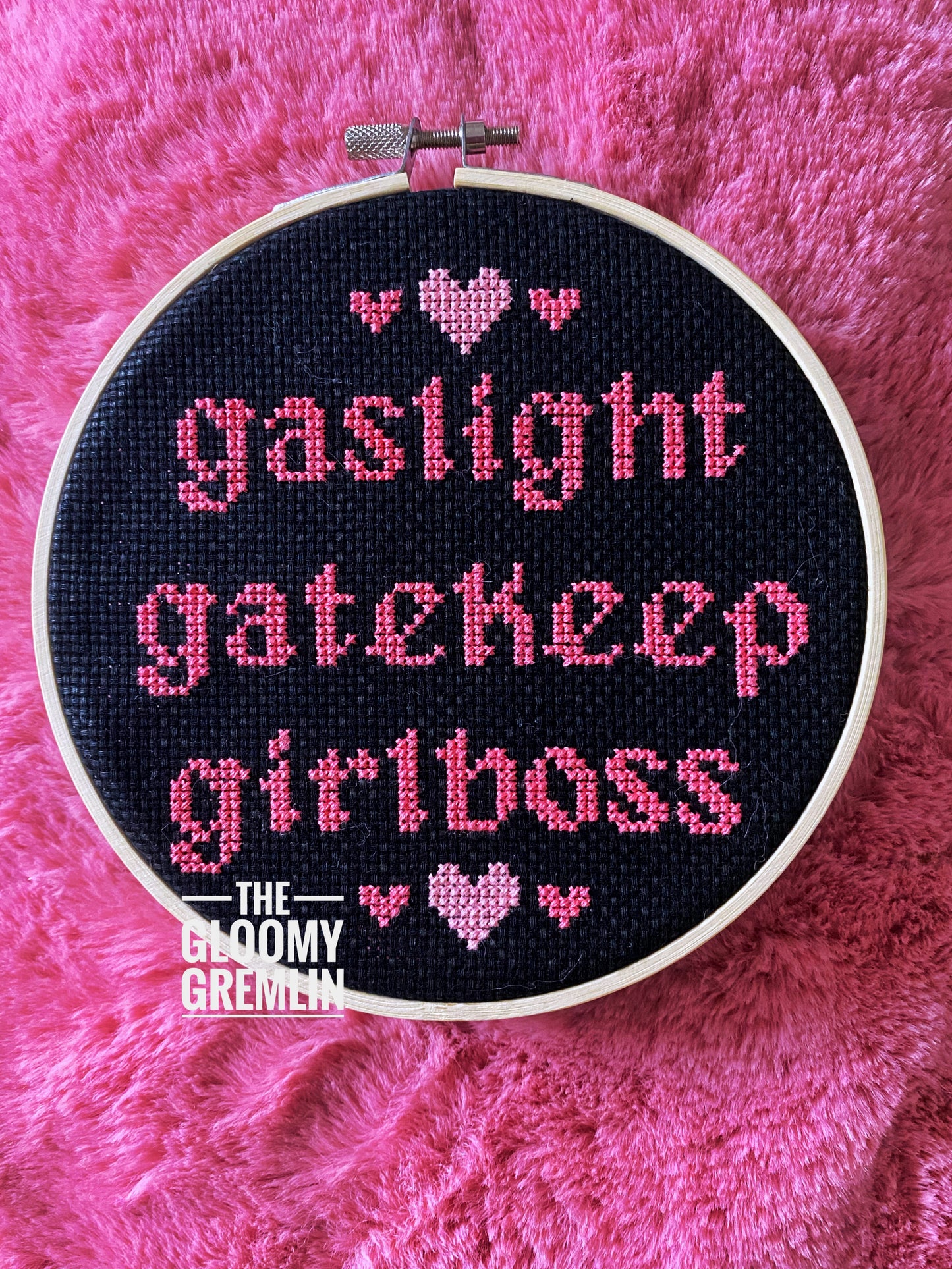 Gaslight Gatekeep Girlboss - Cross Stitch Kit