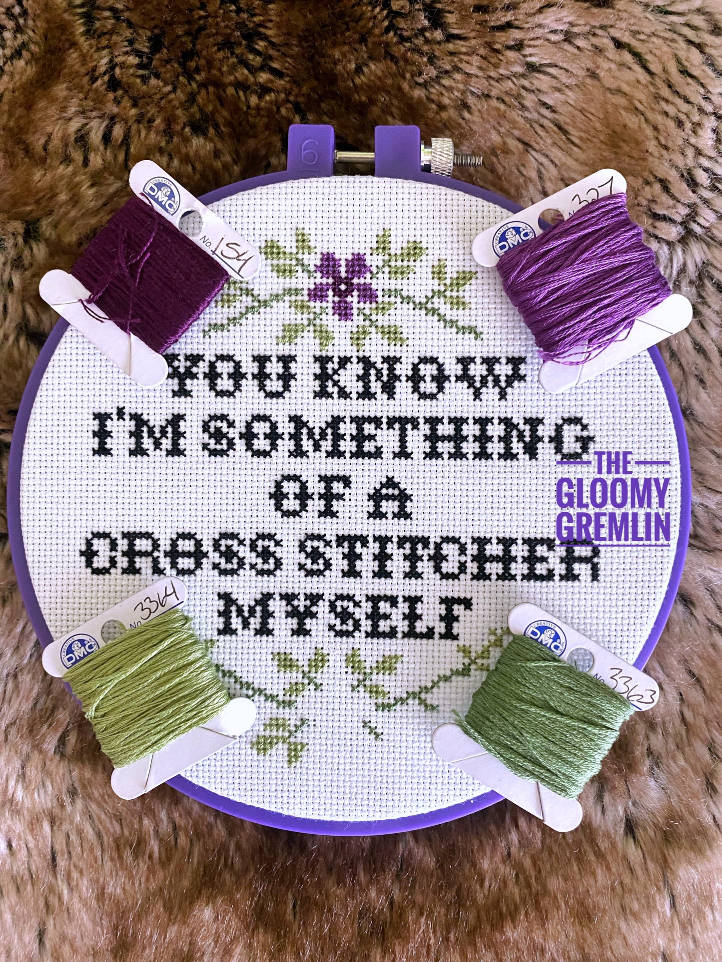 I'm Something Of A Cross Stitcher - Cross Stitch Pattern