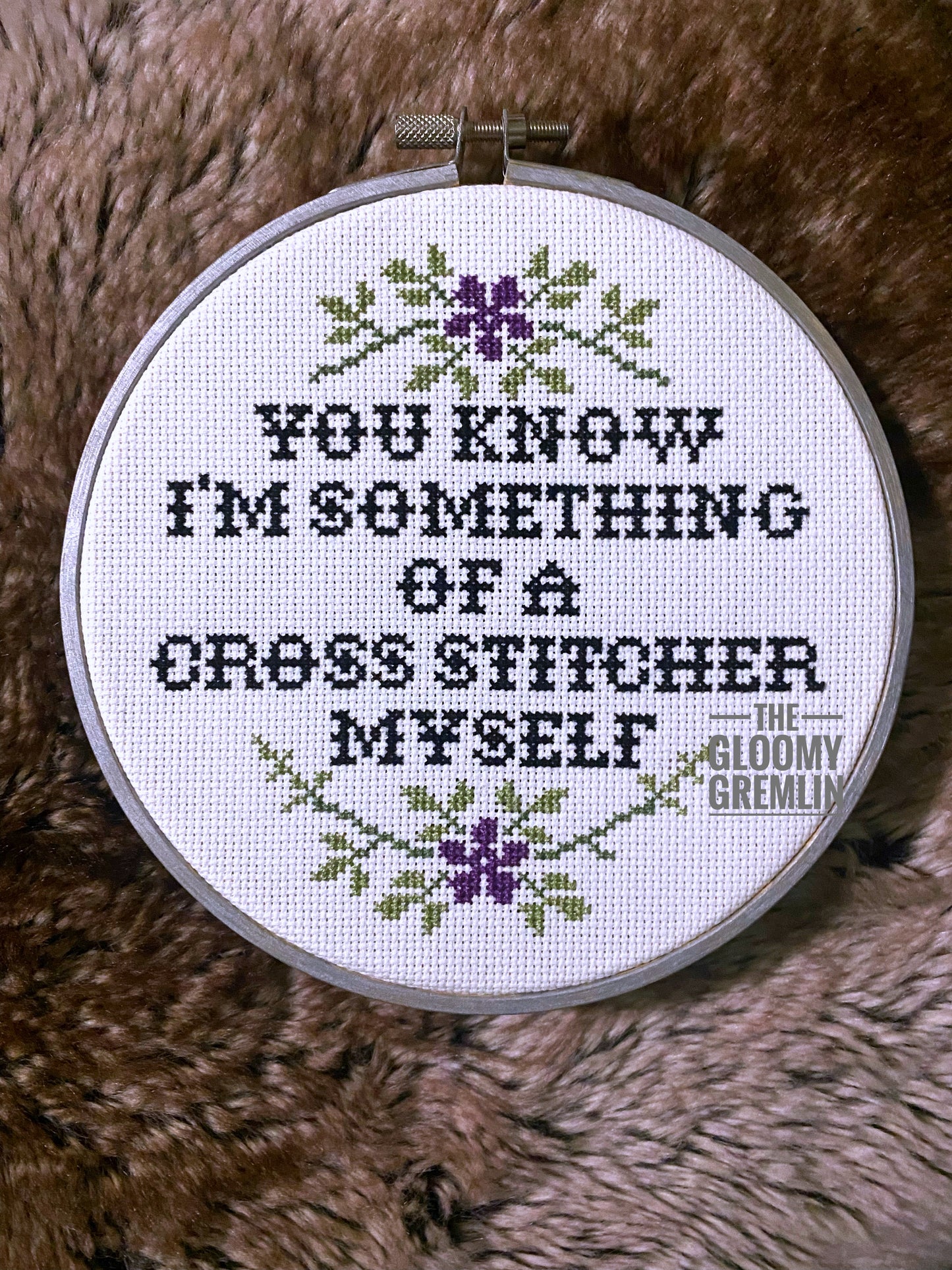 I'm Something Of A Cross Stitcher - Cross Stitch Pattern