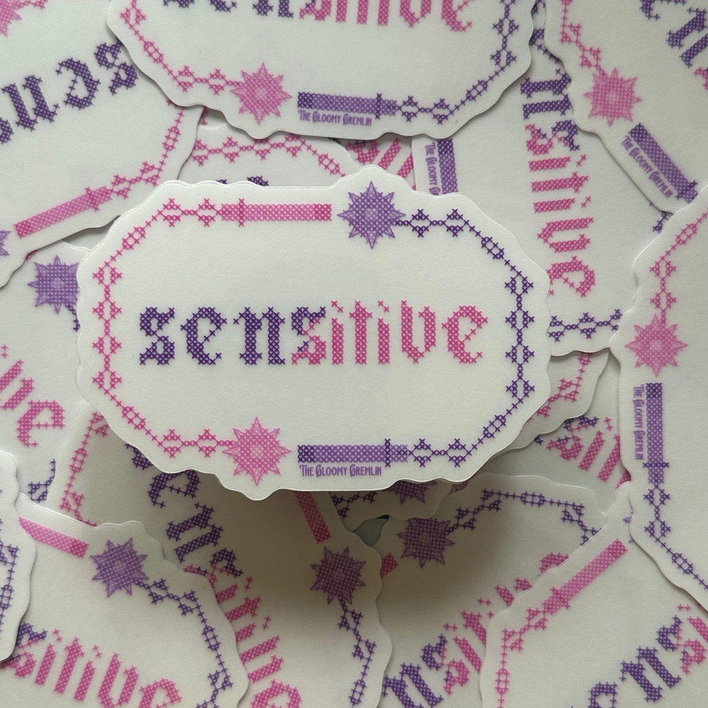 Sensitive - Clear Sticker