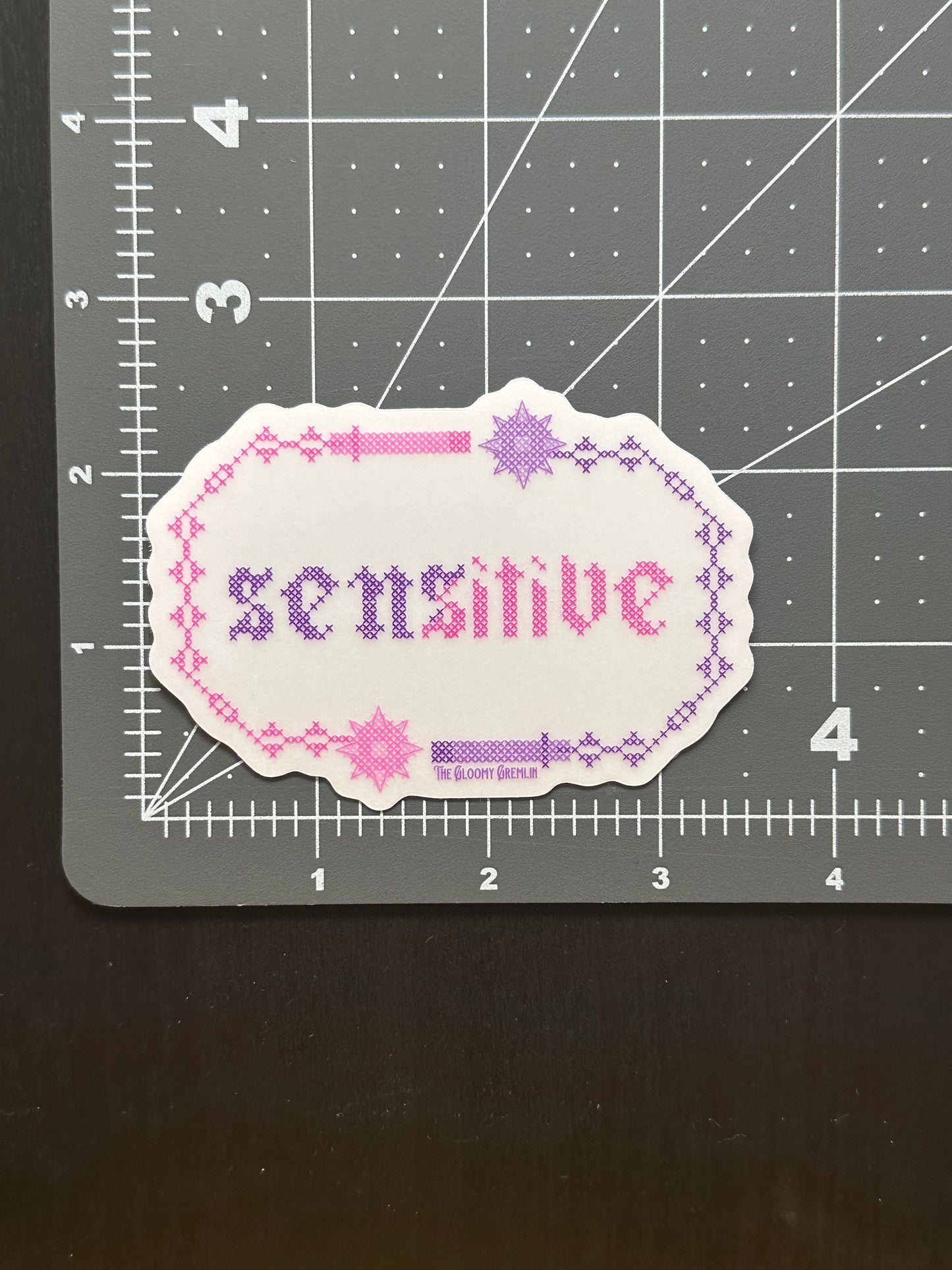 Sensitive - Clear Sticker