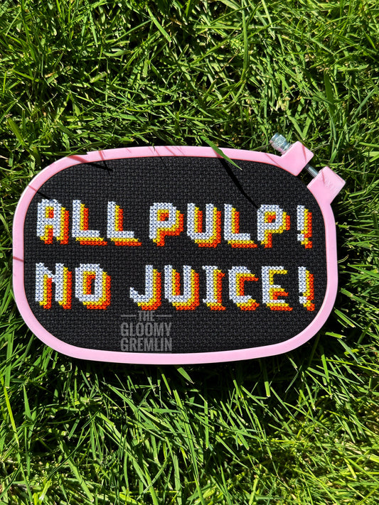 All Pulp No Juice - Free Cross Stitch Pattern