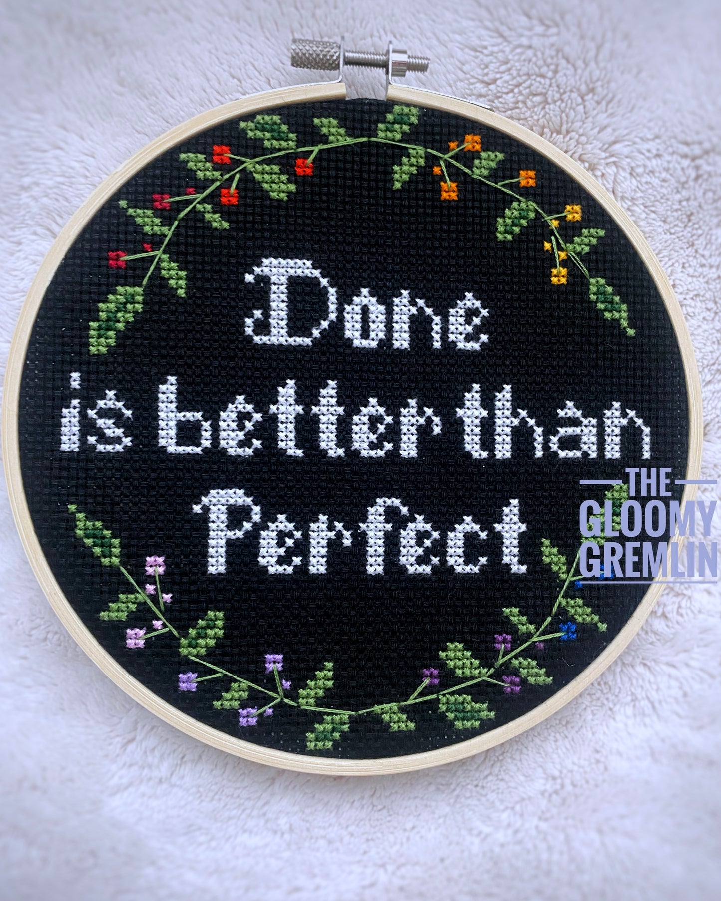 Done is Better Than Perfect - Cross Stitch Pattern