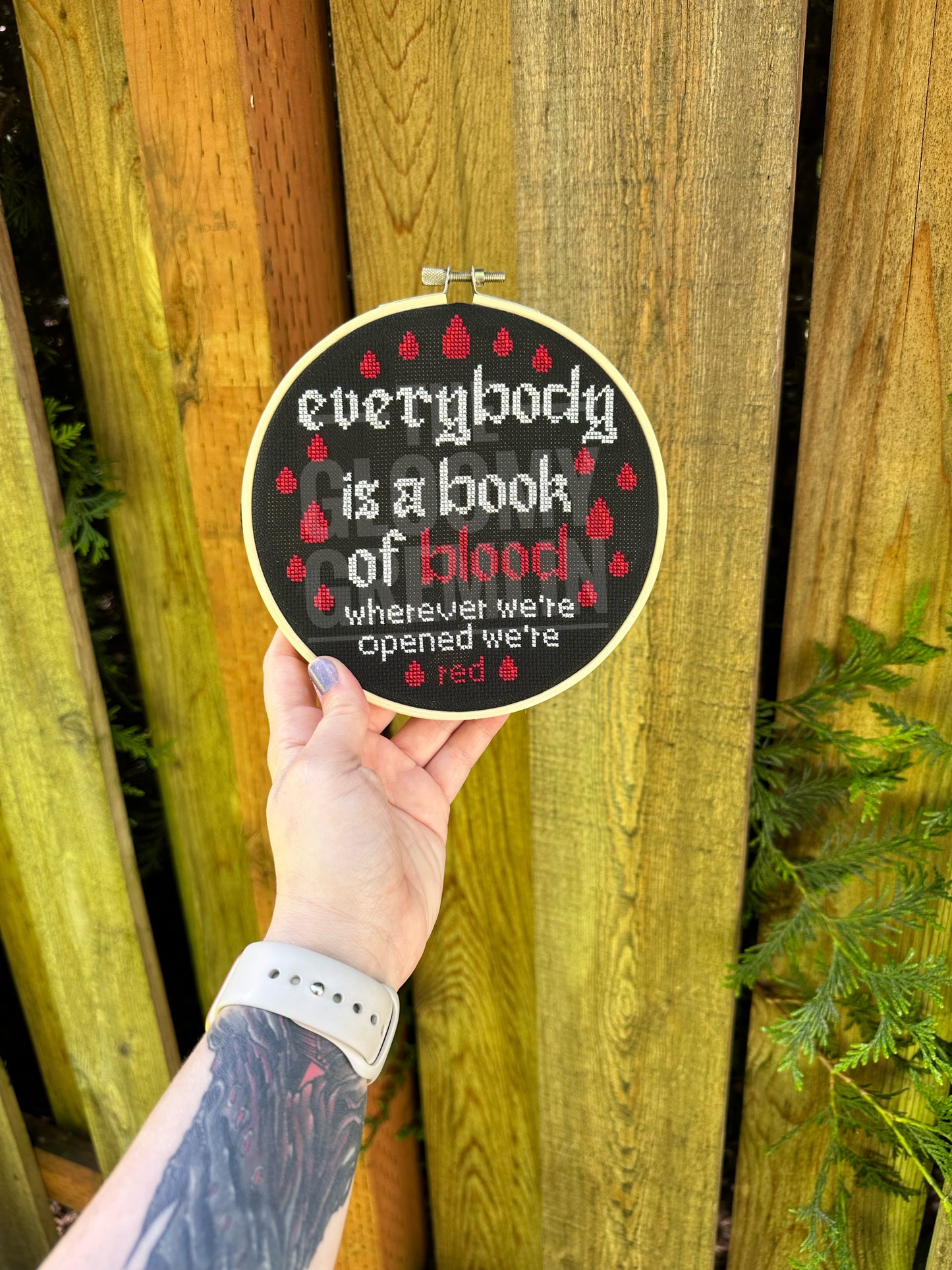 Books of Blood - Cross Stitch Pattern