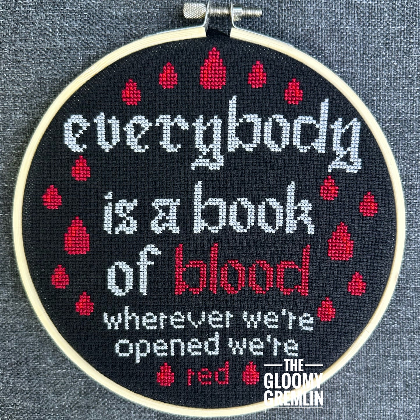 Books of Blood - Cross Stitch Pattern
