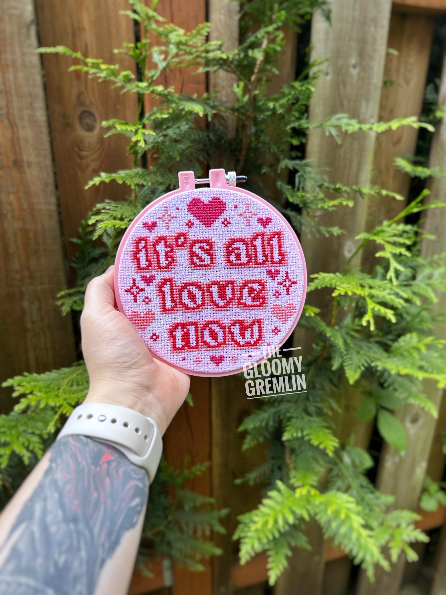 It's All Love Now - Cross Stitch Pattern