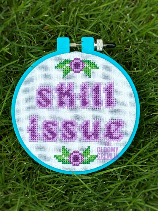 Skill Issue - Cross Stitch Pattern