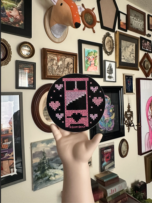 Pink Guillotine - 3" Sticker