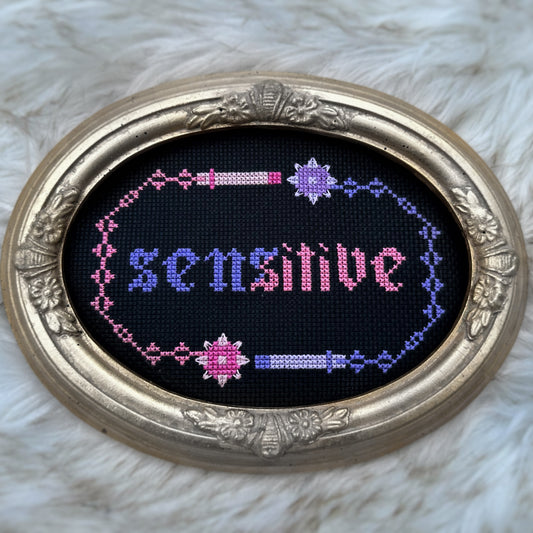 Sensitive - Cross Stitch Pattern