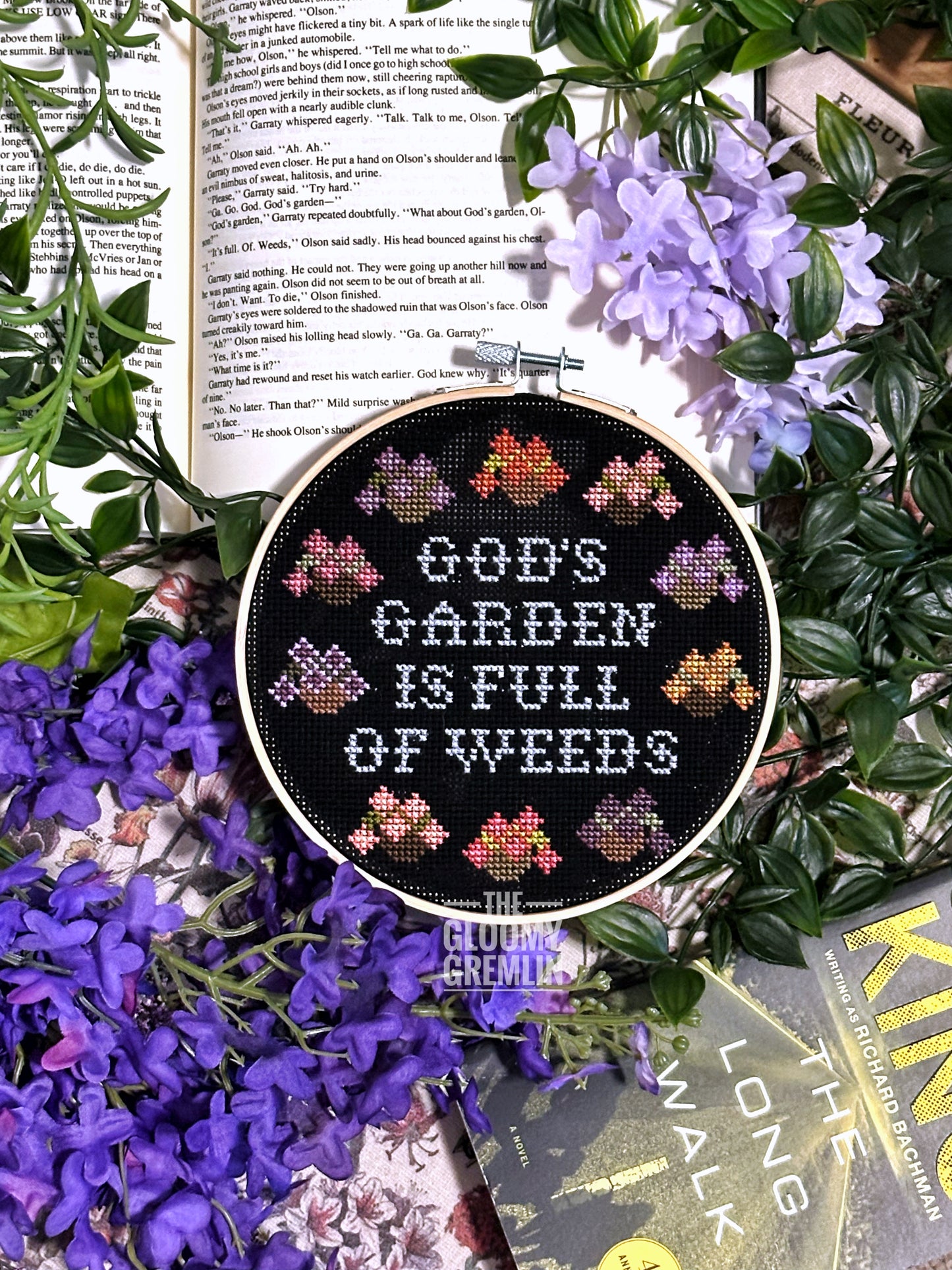 God's Garden is Full of Weeds - Cross Stitch Pattern